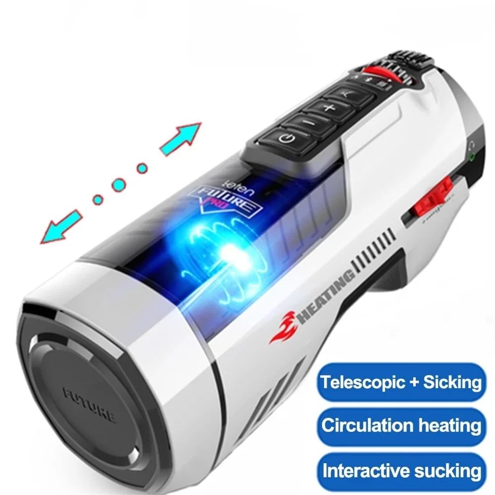 Leten 708 Pro – 10 Telescopic & Sucking with Heating Masturbator